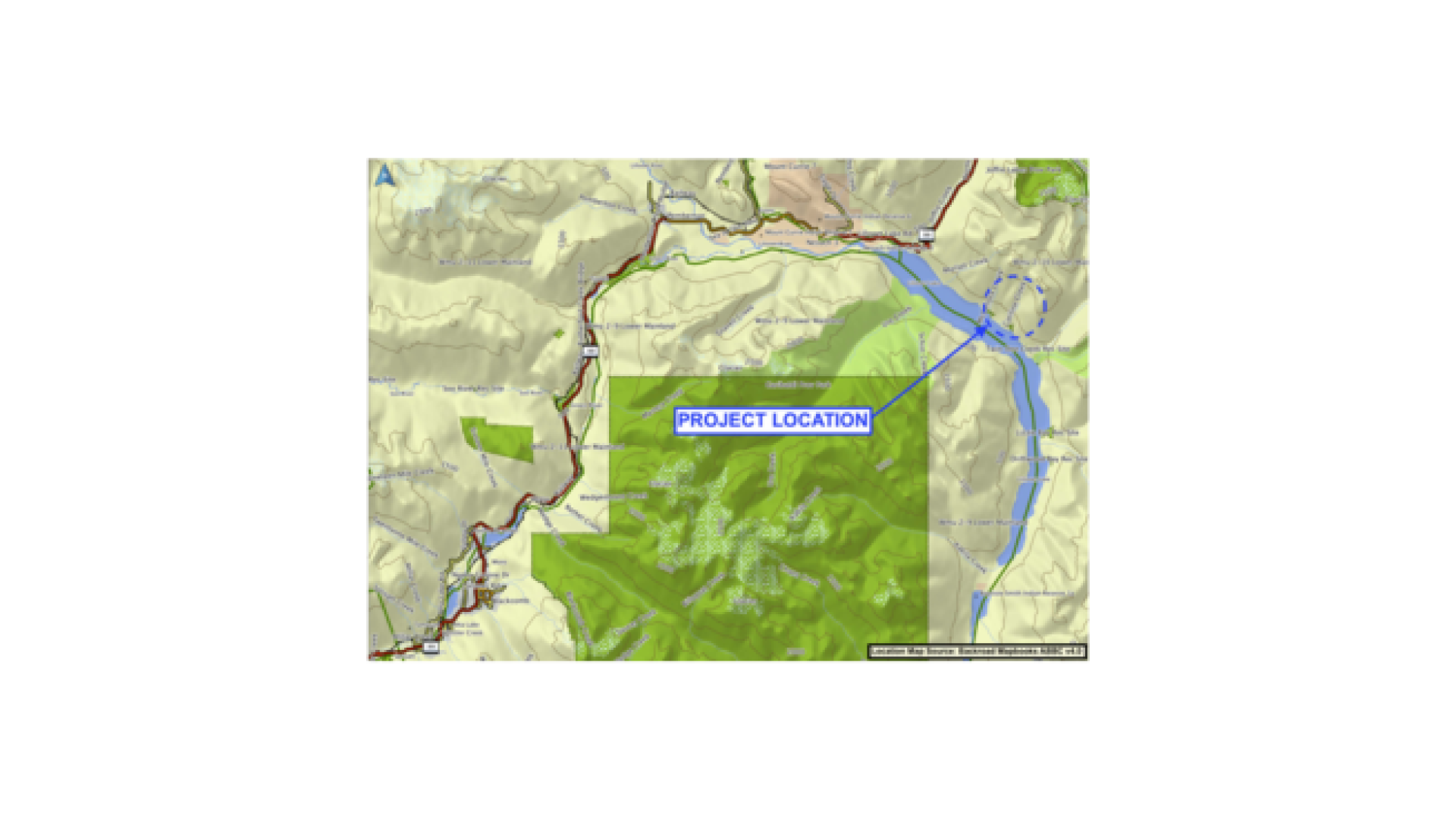 Map of the project location.