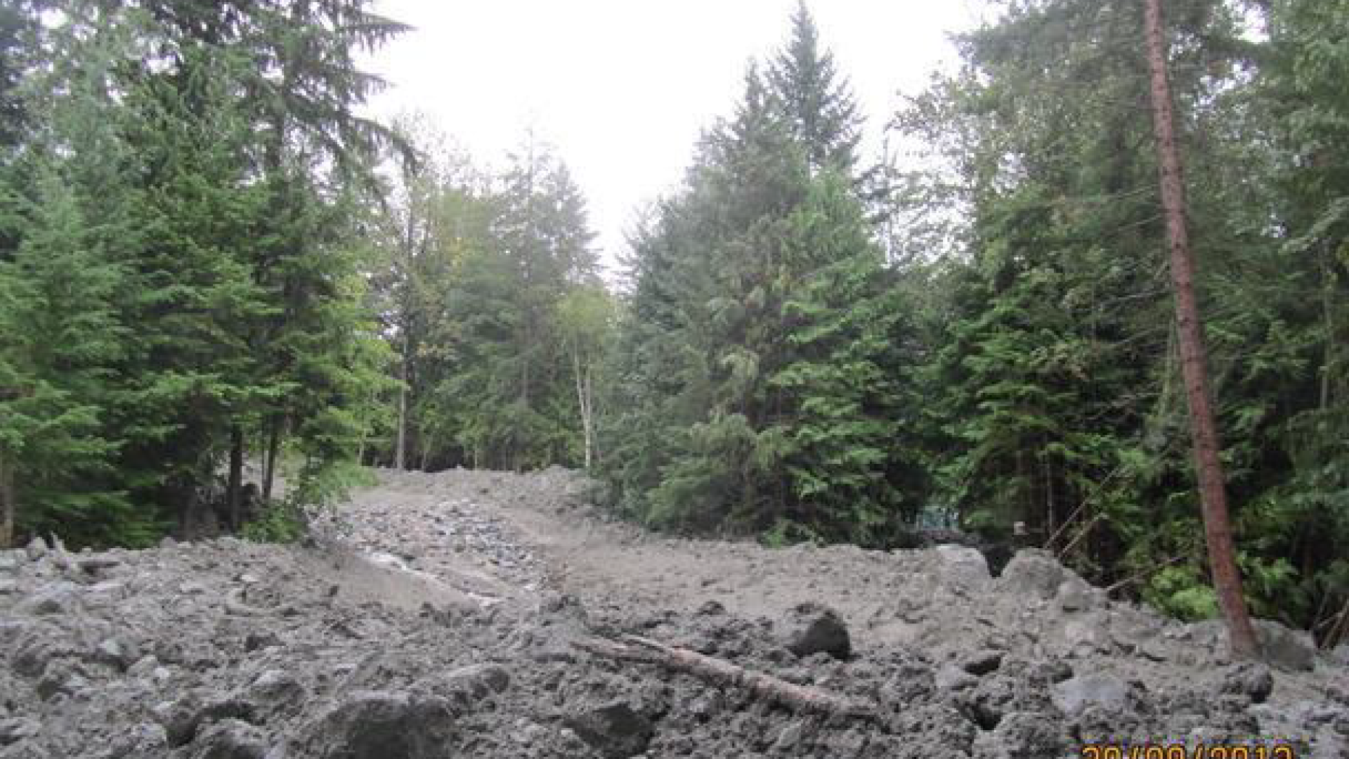 Catiline Creek Debris Flow Mitigation project image in Area C, SLRD