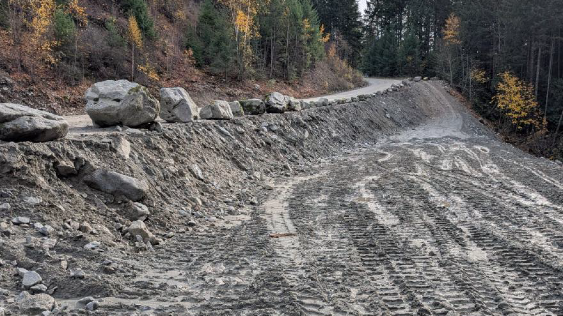 6.5k site on In-SHUCK-ch FSR prepared to accept excavated materials. November 2025 (Capex) Work at 6.5k is funded and completed by Ministry of Forests as key project partner.