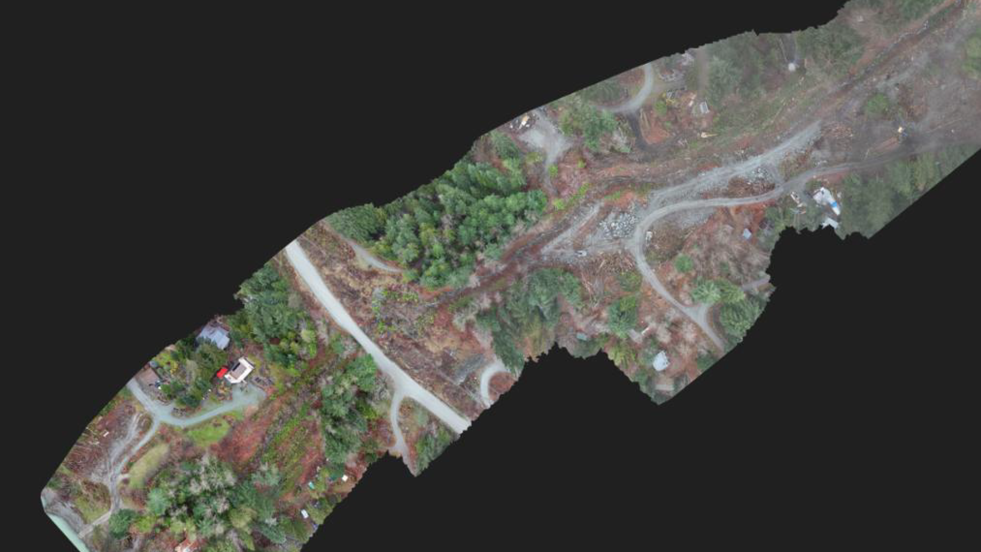 November orthophoto, lower Catiline Creek. November 2025 (KWL)