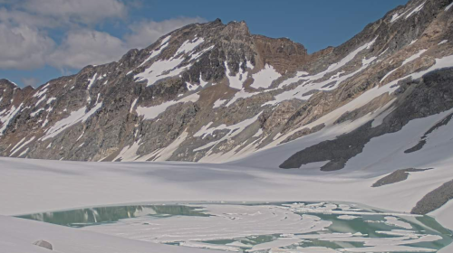 Place Glacier ice marginal lake on June 12, 2026