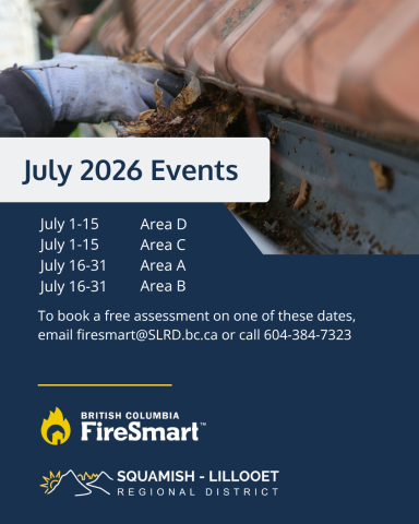 2026 July FireSmart schedule