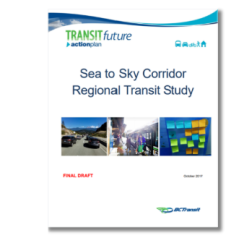 Transit draft plan cover page